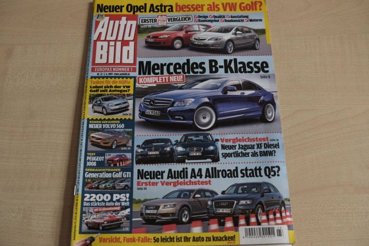 Deckblatt Auto Bild (23/2009)